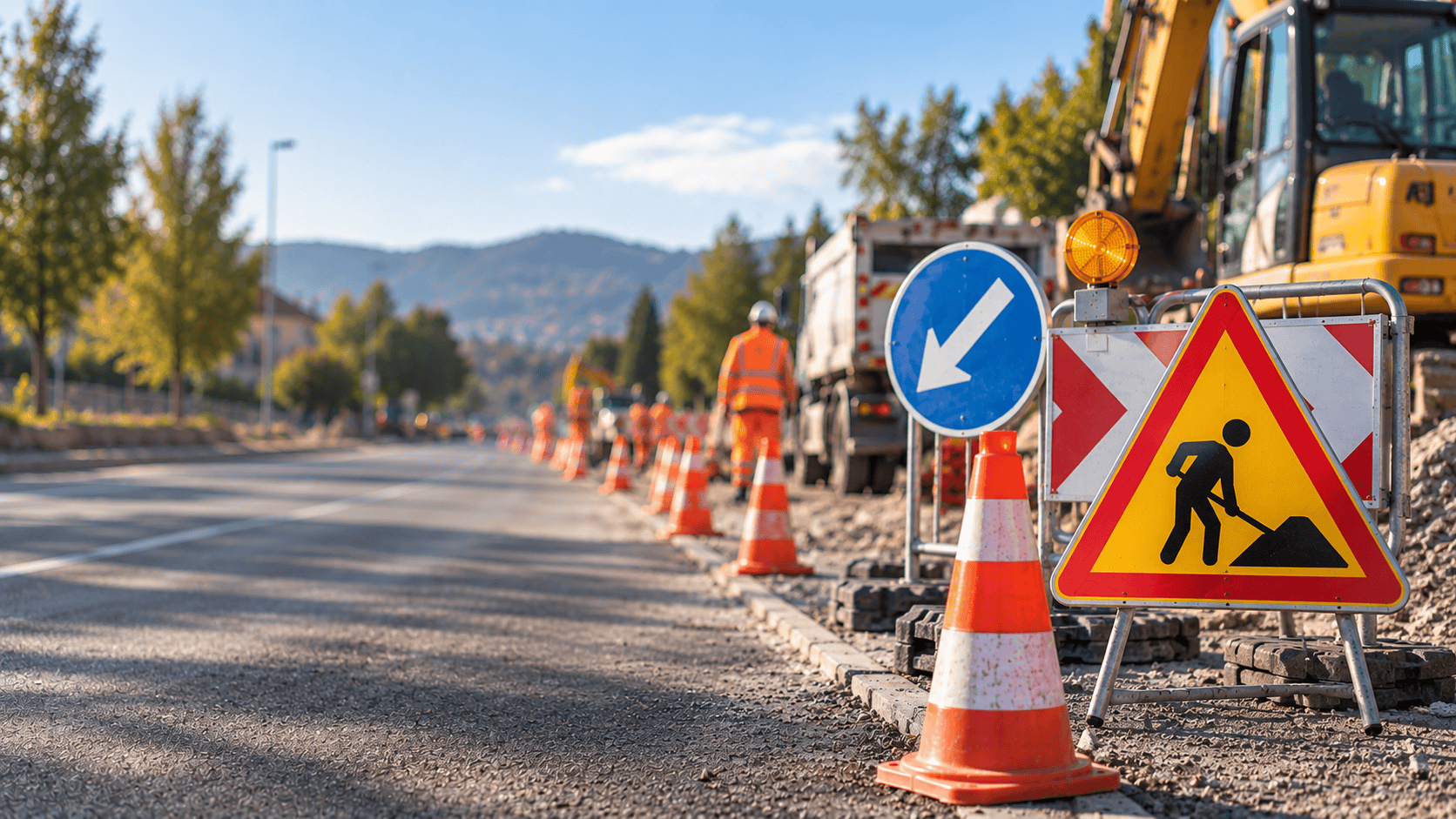 Signalisation et balisage de chantier